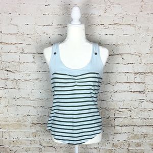Anthropologie Pilcro and the Letterpress Blue Tank